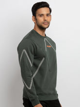 Mens Printed Round Neck Sweatshirt